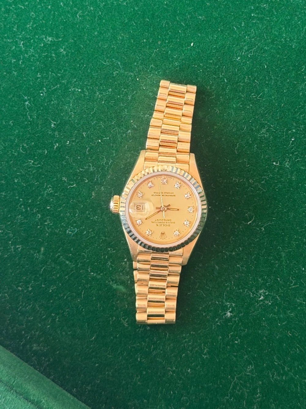 100% AuthenticEnglish Rolex — Lady-Datejust - Picture 6 of 8